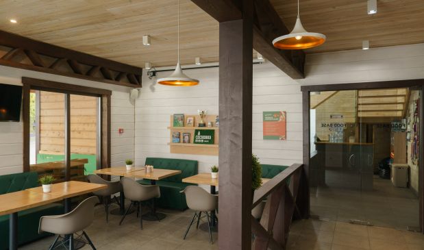 Фотография 36х18 футбольное поле 